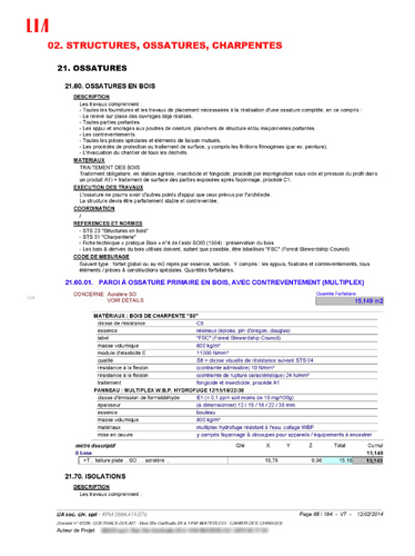 Cahier Des Charges Métrés Par Nos