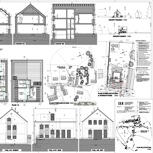 plan de maison urbanisme